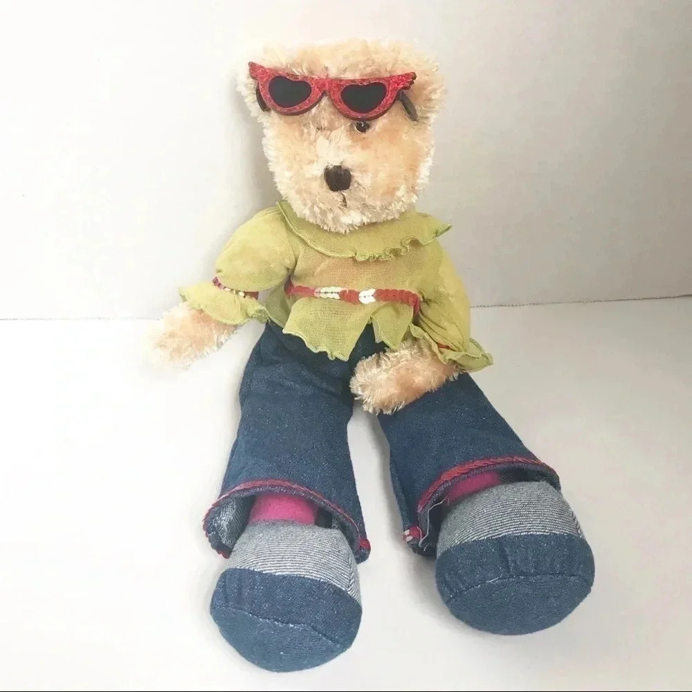 Dan Dee Sunglasses Trendy Teddy Bear Doll Shoes